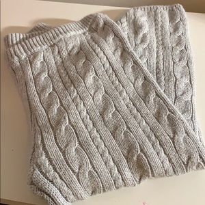 Infant Pull on cable-knit pants